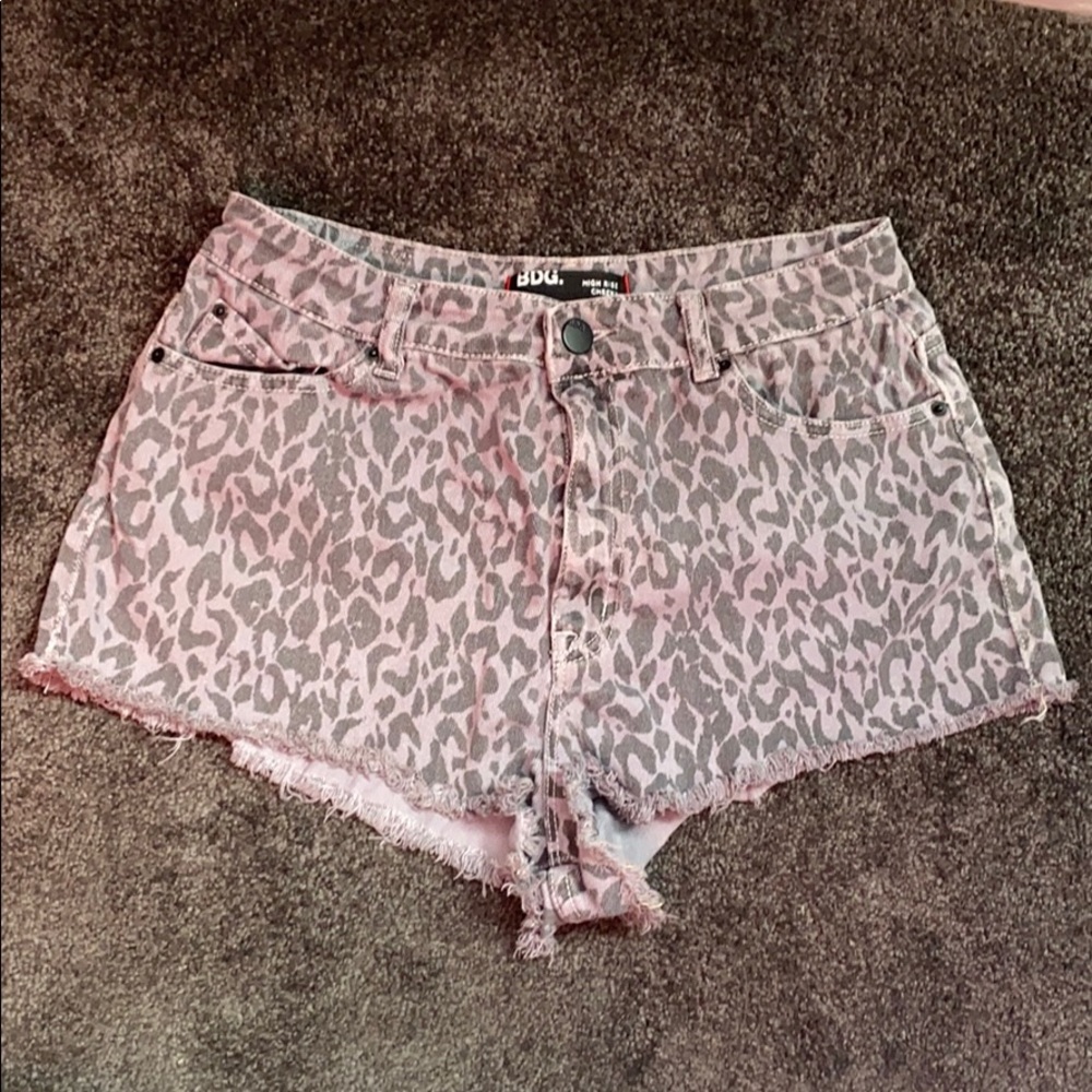 Grey printed shorts